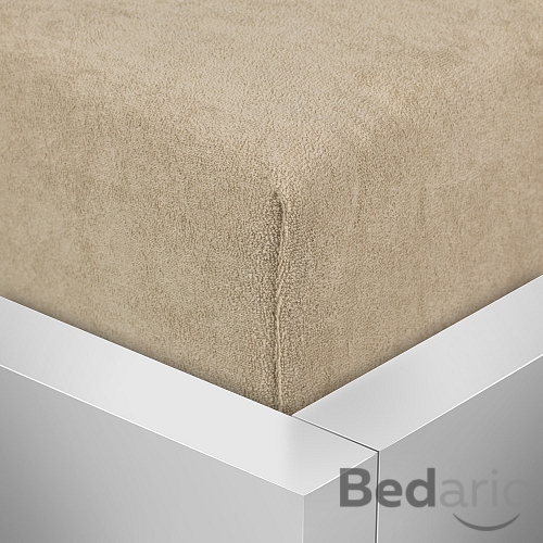 Froté prostěradlo 90x200 Premium - Béžová
