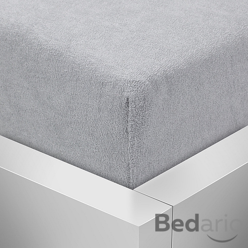 Froté prostěradlo 180x200 Premium - Světle šedá