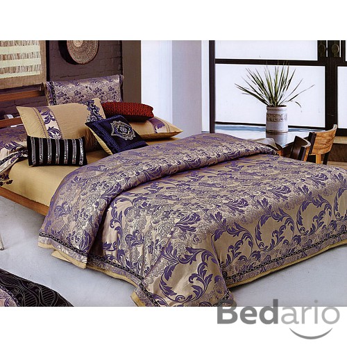 Pětidílná Královská bavlněná souprava na francouzskou deku - Brut