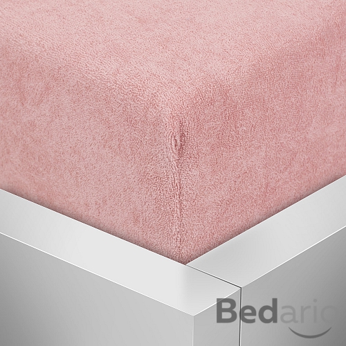 Froté prostěradlo 180x200 Premium - Losos