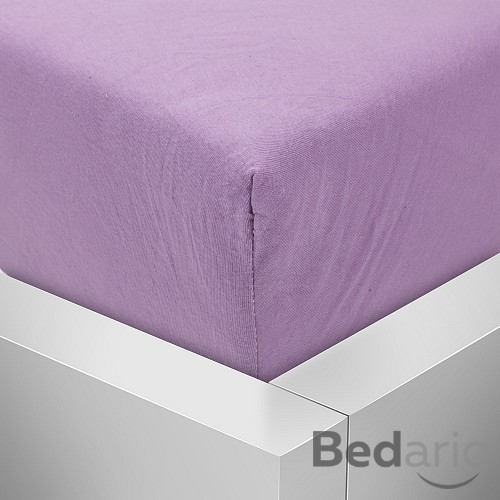 Jersey prostěradlo 180x200 Premium - Lila