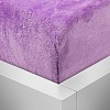 Mikroplyšové prostěradlo 220x200 Elegance - Fialová