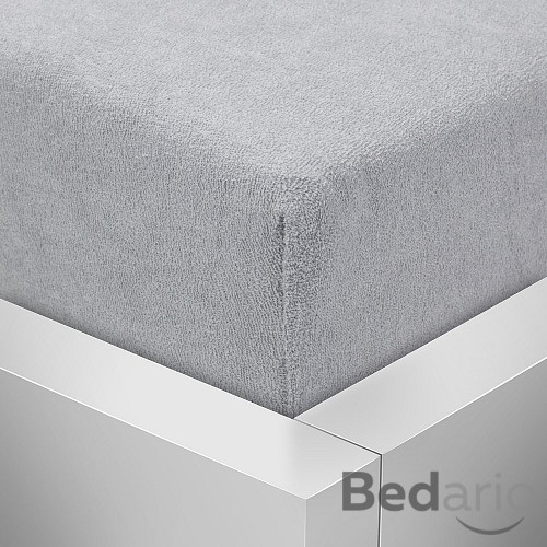 Froté prostěradlo 220x200 Premium - Světle šedá