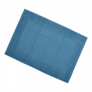 Froté předložka PREMIUM COLLECTION - kostičky - Petrolejová