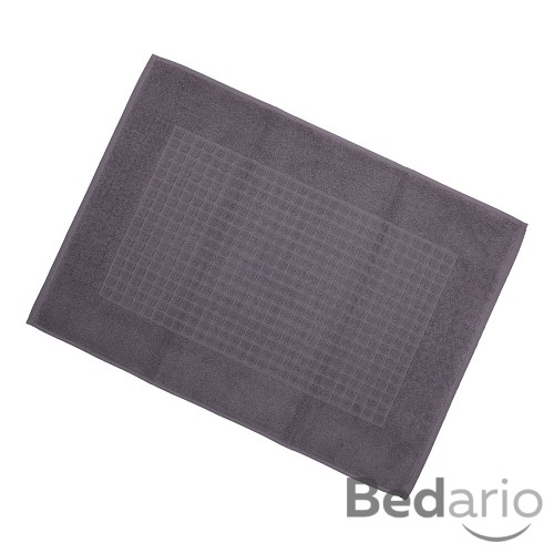 Froté předložka PREMIUM COLLECTION - kostičky - Tmavě šedá