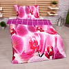 3D povlečení 140x200+70x90 Orchidej