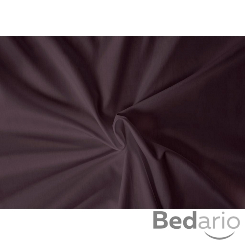 Saténové prostěradlo LUXURY COLLECTION 140x200+20cm tm hnědé / čokoládové
