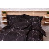 Sedmidílná sada hebkého povlečení 140x200+70x90 Černý mramor