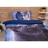 3D povlečení 140x200+70x90 Dark cat