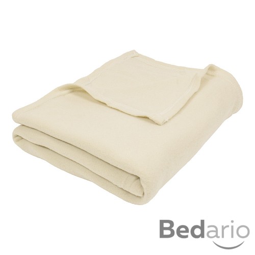 Fleecová deka Old English 150x200 Krémová