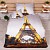 Třídílná sada hebkého povlečení 140x200+70x90+40x50 Eiffel Tower