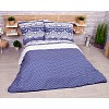 Francouzské povlečení 220x200+2x70x90 Canzone blue