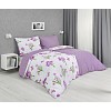 Bavlněné povlečení DELUXE 140x200+70x90 Jaro fialové