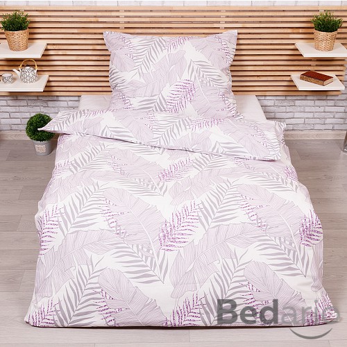 Bavlněné povlečení 140x200+70x90 Irina fialová