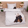 3D povlečení 140x200+70x90 Panda