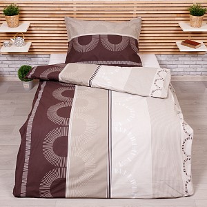 Bavlněné povlečení 140x200+70x90 Machiato