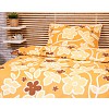 BAVLNĚNÉ POVLEČENÍ DELUXE 140x200+70x90 Žluté květy