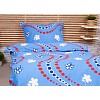 Bavlněné povlečení 140x200+70x90 Modré kuličky
