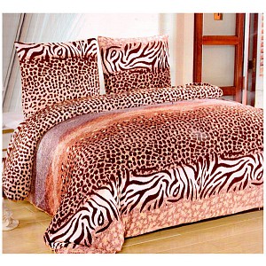 Mikroplyšové povlečení Premium 220x200 + 70x90 Animal