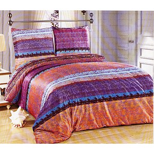 Mikroplyšové povlečení Premium 220x200 + 70x90 Korál