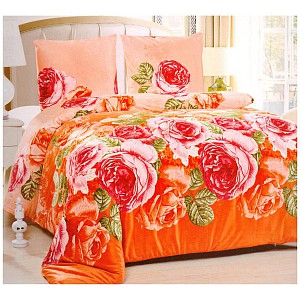 Mikroplyšové povlečení Premium 220x200 + 70x90 Odeta