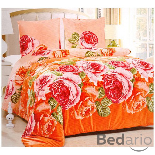 Mikroplyšové povlečení Premium 220x200 + 70x90 Odeta