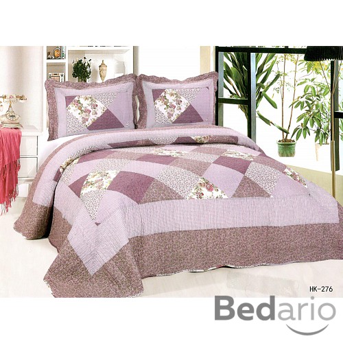 Přehoz na postel s povlaky na polštářky 230x250 + 2x50x70 Le Mans