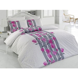 Bavlněné povlečení CARMINE bílá 140x200+70x90