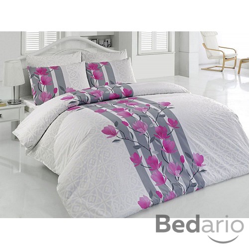 Bavlněné povlečení CARMINE bílá 140x200+70x90