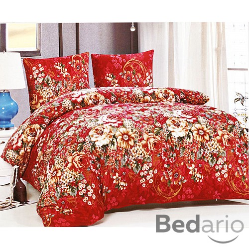 Mikroplyšové povlečení Premium 220x200 + 70x90 Red