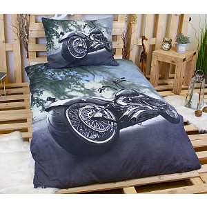 3D povlečení 140x200+70x90 Chopper