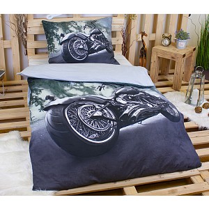 3D povlečení 140x200+70x90 Chopper