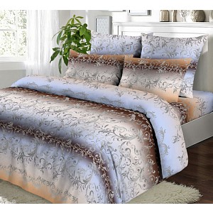 Popelínové povlečení ARABESKA 220x200+2x70x90