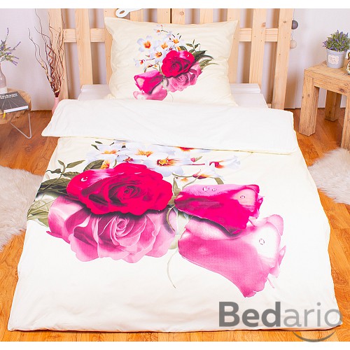 3D povlečení 140x200+70x90 Romantika