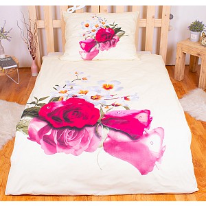 3D povlečení 140x200+70x90 Romantika