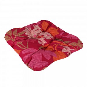 Sedák s provázky 40x40 Listy vínové