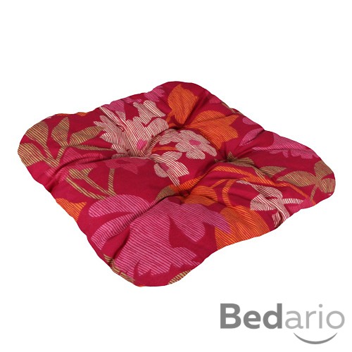 Sedák s provázky 40x40 Listy vínové