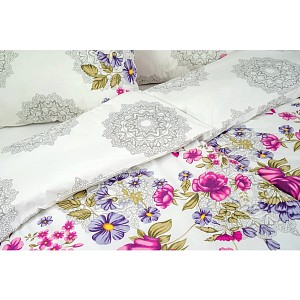 Prodloužené bavlněné povlečení 140x220+70x90 Desire