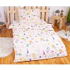 Prodloužené bavlněné povlečení 140x220+70x90 Flora meruňková
