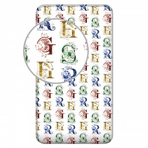 Dětské bavlněné prostěradlo 90x200 Harry Potter