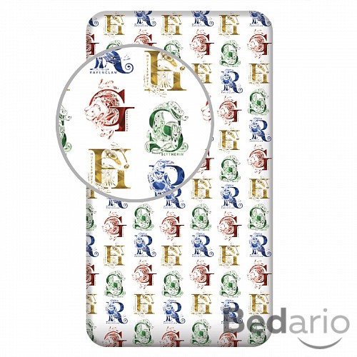 Dětské bavlněné prostěradlo 90x200 Harry Potter