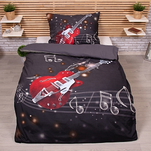 3D Povlečení 140x200+70x90 Kytara