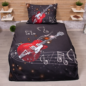 3D Povlečení 140x200+70x90 Kytara