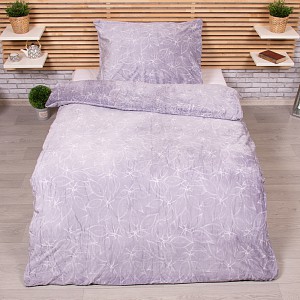 Mikroplyšové povlečení Premium 140x200+70x90 Mona grey