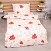 Bavlněné povlečení 140x200+70x90 Máky červené