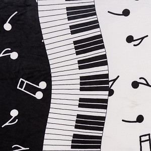 Mikroplyšové prostěradlo 90x200 Pictures - Noty