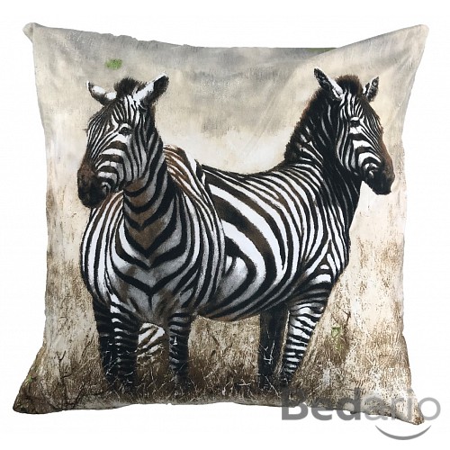 Set 3D povlak 45x45 - Zebry + polštář