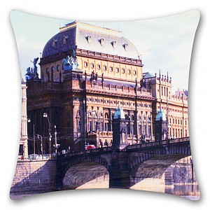 Set povlak na polštářek 45x45 Národní divadlo + polštář