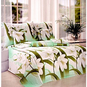 Francouzské povlečení Mikrokrep 220x200+2x70x90 Amaryllis