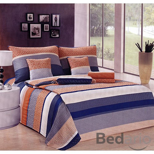 Francouzské povlečení Mikrokrep 220x200+2x70x90 Moderna